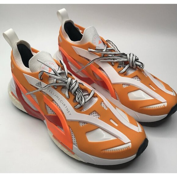 Adidas Women’s ASMC Solarglide Running Size 8.5 White/mOrange GY2921 - Picture 10 of 16